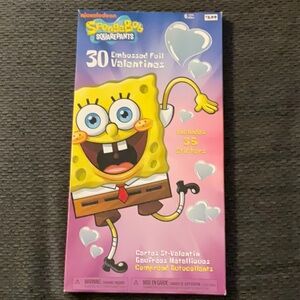 SpongeBob SquarePants Embossed Foil Valentines